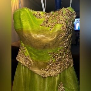 NWOT Green Prom Dress!